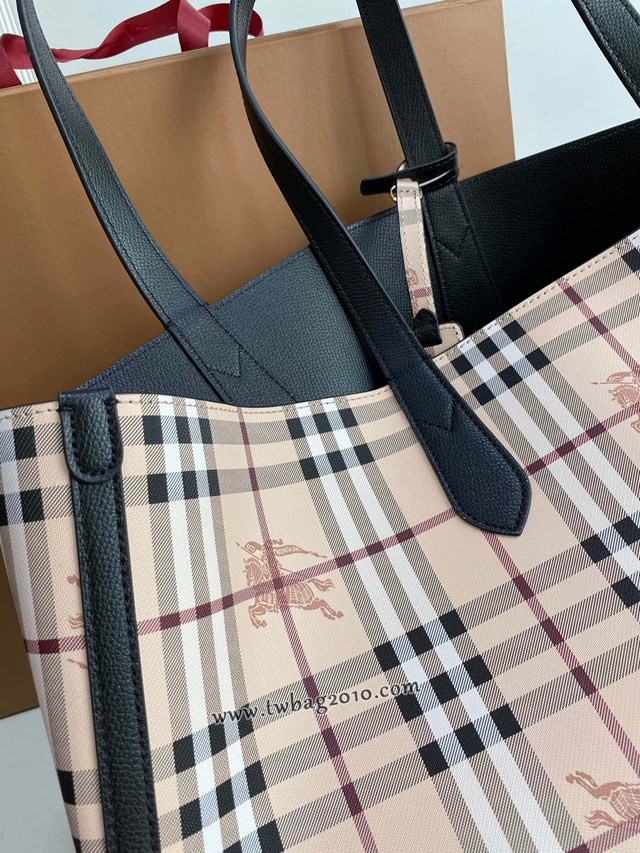 Burberry專門店新款雙面購物袋 巴寶莉功能型購物袋手提女包 yxb1527
